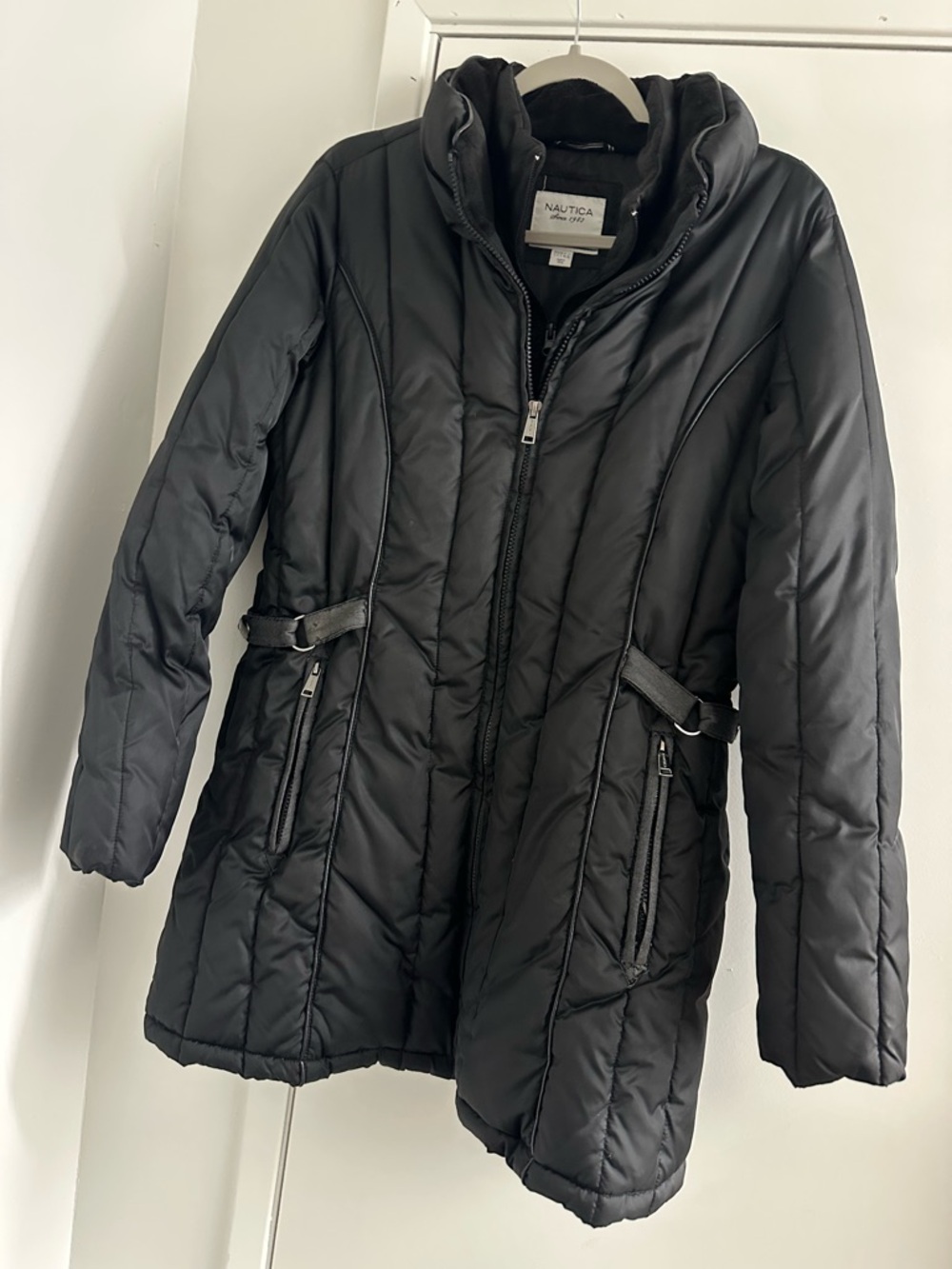 Nautica Women’s puffy jacket Black Sz L